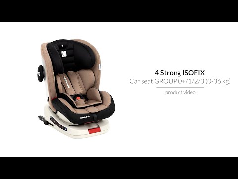 Стол за кола 0-1-2-3 (0-36 кг) 4 Strong Beige Isofix 2020 Kikkaboo  2