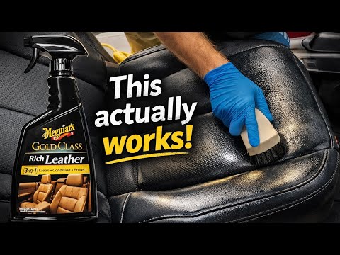 Clean & Protect Your Car Leather EASIER for $12! (Meguiars Gold Class Review)