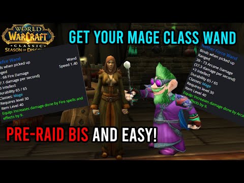 Mage Wand Quest Guide | Get Your Pre-Raid Bis Wand | Season of Discovery | KallTorak Living Flame NA