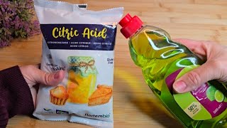 Add citric acid to dish soap ✨ And I didn't expect this result!