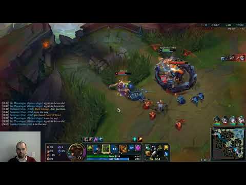 Urgot vs Yorick, top lane, Diamond, with commentary