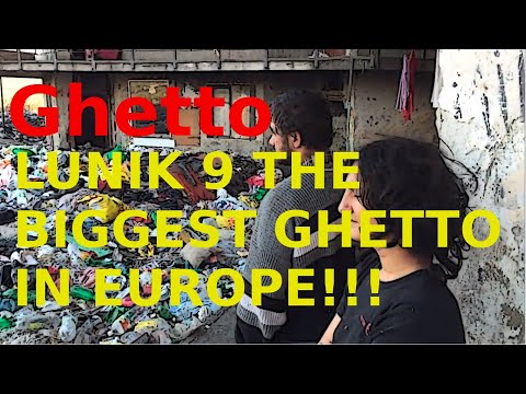 Lunik IX - 9 star residence - the biggest gipsy slum in the Europe