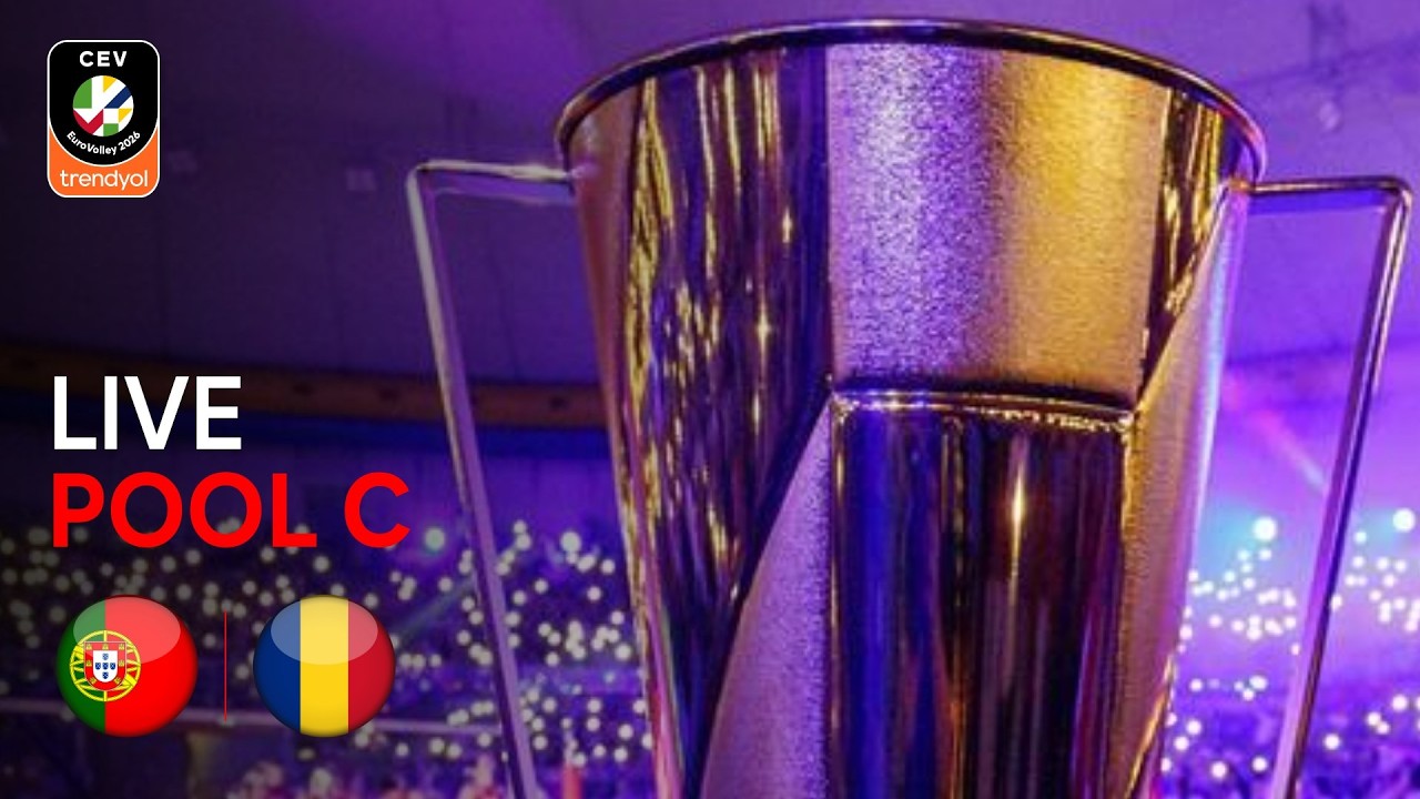 LIVE | Portugal vs. Romania | CEV Trendyol EuroVolley 2026 | Women | Pool C