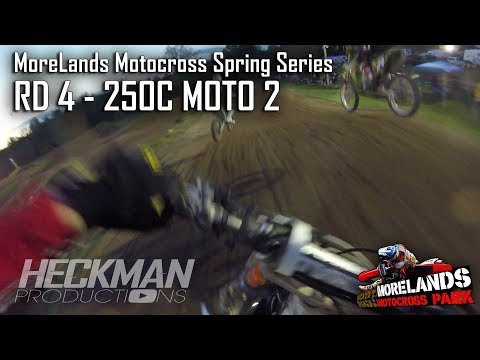 2018 Morelands Motocross Spring Series - Rd4 250 C Moto 2 - On-Board