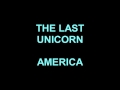 THE LAST UNICORN 1982 AMERICA SOUNDTRACK