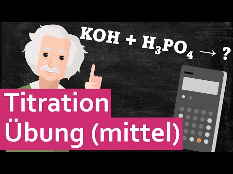 Übung (mittel): Titration von Phosphorsäure mit Kalilauge