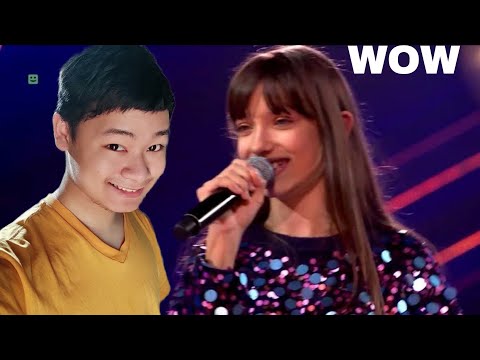 Wiktoria Gabor(Viki Gabor) oraz Tomson i Baron  -  Human (FINAŁ The Voice Kids) Ricky life reaction