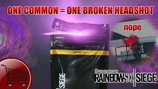 Alpha Pack Opening, but for every "common" I show a broken headshot. - Operation Health