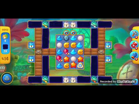 fishdom gameplay / level 6643 / It is like the ads? / thank you 피쉬돔 / 모바일 게임 / 중독성 있는 게임