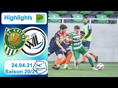 Highlights: SC Kriens vs FC Wil (24.04.21)