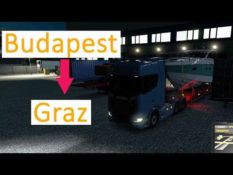 Budapest to Graz on 730hp Scania - Euro Truck Simulator 2