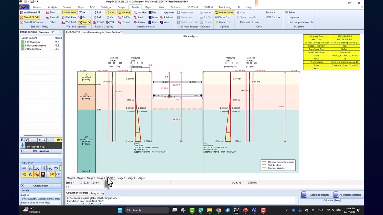 Faster Excavation Modeling with DeepEX 2D | From Setup to Analysis in Minutes
