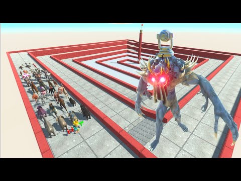 ESCAPE FROM ALIEN JET SCOURGE - Animal Revolt Battle Simulator