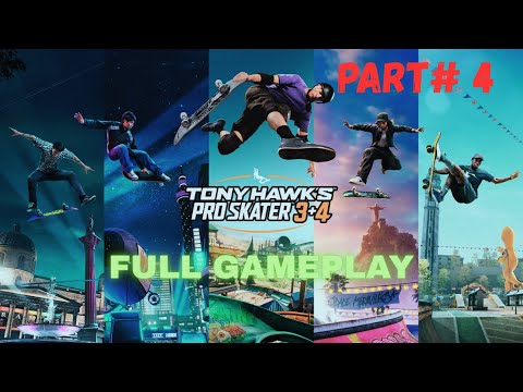 Tony Hawk's Pro Skater 3+4 - Quest for all achievements - Full Gameplay Part 4