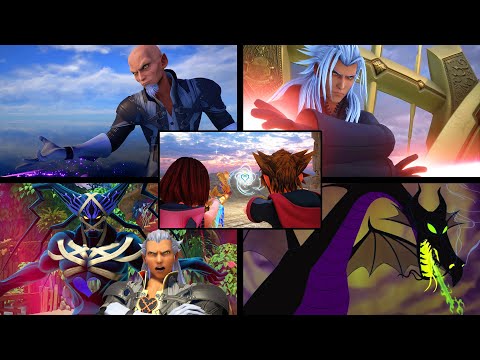 All Boss Fights ~ (All Excellent/Proud Mode) - Kingdom Hearts: Melody of Memory