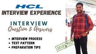 Download the video "Cracking the HCL Interview: My Experience and Tips for Success | HCL Interview Questions & Answers"