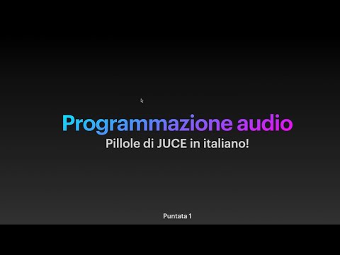 01- Pillole di JUCE: Scaricare JUCE