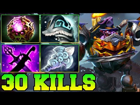 This Timbersaw is Maniac !! 30 Kills Timbersaw Dota 2 Mid Lane Guide Gameplay Skill Carry Build 7.39