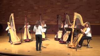 Cumbia Verde by Alfredo Rolando Ortiz, Harp Oklahoma Recital June 30, 2014