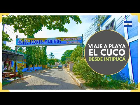 Vámonos a PLAYA EL CUCO desde Intipucá City en La Union - EL SALVADOR 2025