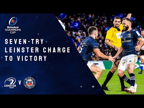 Highlights – Leinster Rugby v Bath Rugby Round 1 │Heineken Champions Cup Rugby 2021/22