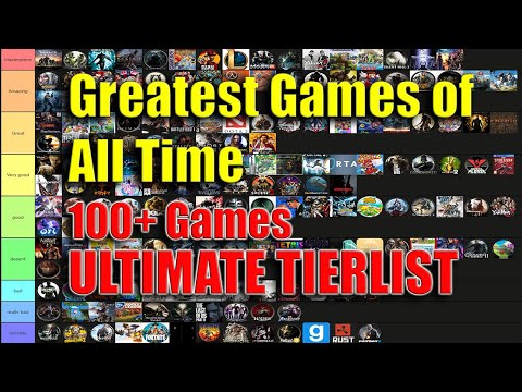 The BEST Games EVER Made Tier List