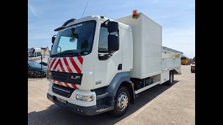 DAF LF 55.180 4x2 DayCab Euro4 - 14T - Hydraulic Loading Floor - Too flatbed truck | Image 4 - Autoline