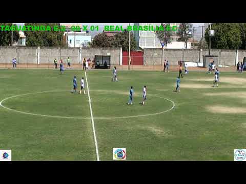 TAGUATINGA E.C X REAL BRASÍLIA F.C - 1º JOGO DA FINAL DO CAMPEONATO CANDANGO SUB-20. DIA 29/08/2021.