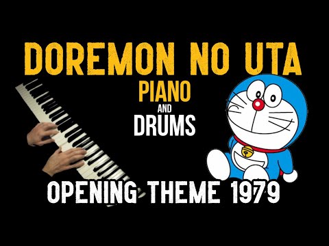 Doraemon Theme Song - Piano & Drums cover