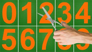 Number Cutting Tutorial from 0 to 9