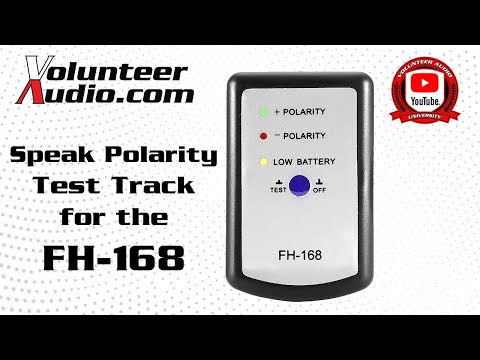 Speaker Polarity / Phase Check - Test Track for the FH-168 Test Tool for Better Mid Bass Full Sound