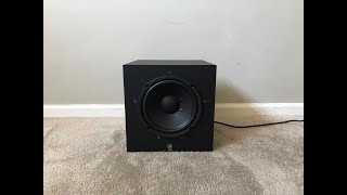 Video thumbnail for Yamaha YST-SW012 Home Theater Powered Active Subwoofer by Audio Electronics