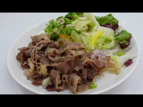 Demostración de cocción de rebanadas de panza de res HALAL