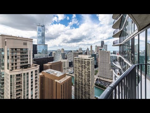 A one-bedroom with dramatic views at the iconic Aqua apartments