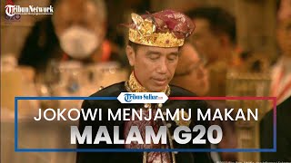 Jokowi dan Iriana Menjamu Makan Malam Para Pemimpin G20 dan Organisasi Internasional