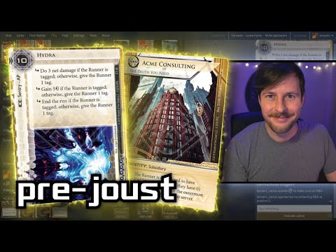 Pre-Joust - Android: Netrunner // LIVE