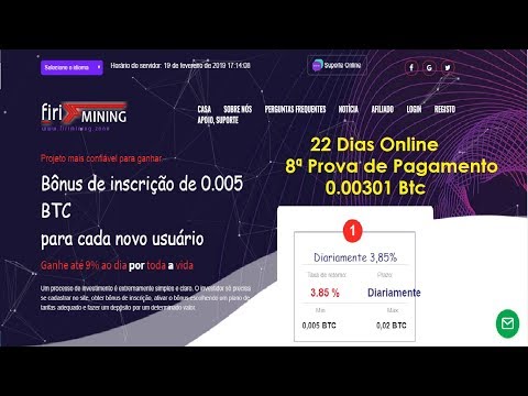 "CONFIRAM" FIRIMINING 8ª PROVA DE PAGAMENTO 0.00301 BTC