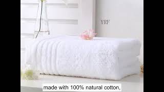 Ensemble de serviettes de bain YRF-Hotel, serviette de plage en coton éponge, acheter des serviette