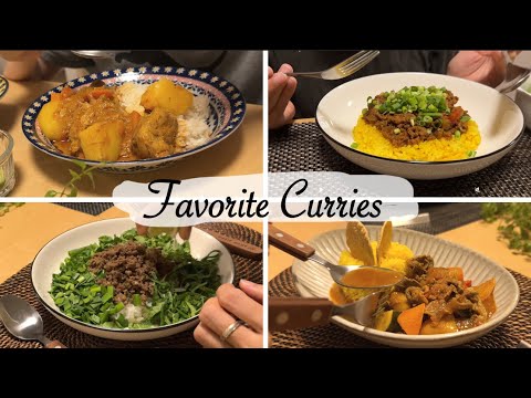 5 curries recipe that my family likes 😋Japanese Miso burdock Keema, ethnic ground meat...