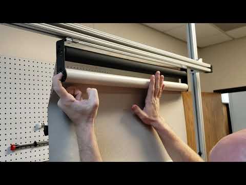 MCD American Series Manual Roller Shade with Internal Adjustment Wheels