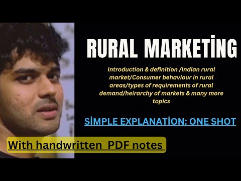 Rural Marketing For BBA 5th Semester Important Questions