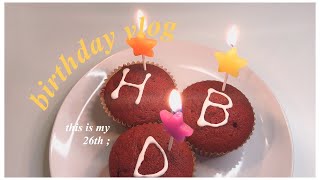 birthday/vlog 🎂 changed plans and celebrating in quarantine