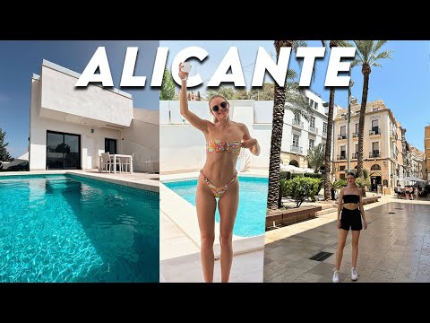 Alicante Spain travel vlog 🇪🇸 Villa tour, beach days & things to do!