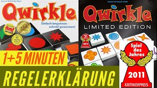 Qwirkle Spielanleitung Regeln Anleitung Erklärung Spiel des Jahres 2011