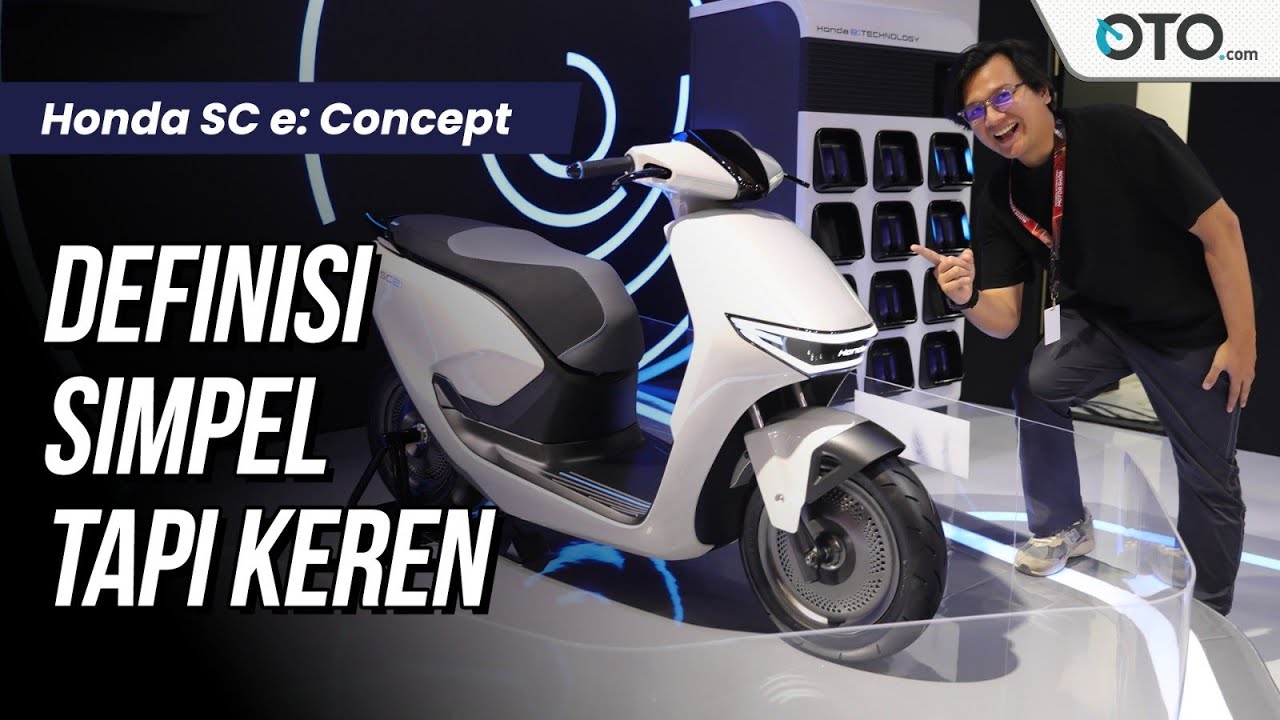 Honda SC e: Concept, Cikal Bakal Vario Listrik Nih?!