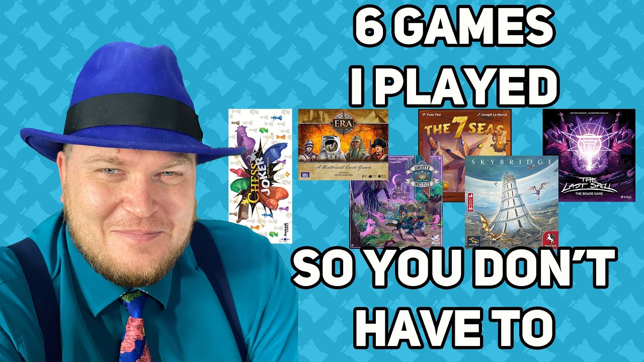 6 Games I Played so You Don’t Have To - with Tom Vasel