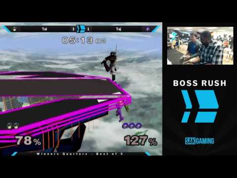 Boss Rush: Shroomed Winners Quarters - Tai (Marth) vs Taj (Samus/Marth)