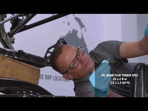 Ski-Doo Ace 600 & 900. How to Change the Oil