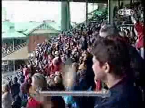 Sydney v Port Adelaide AFL round 15 - 2002. Final exciting minutes of a thriller!