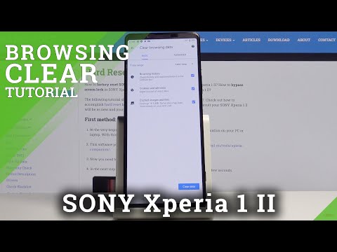 How to Clear Browsing Data in SONY Xperia 1 II – Clear Internet History